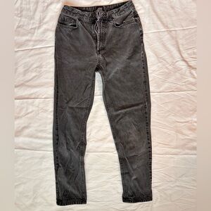 BDG Women’s Black and Gray Mom Jeans